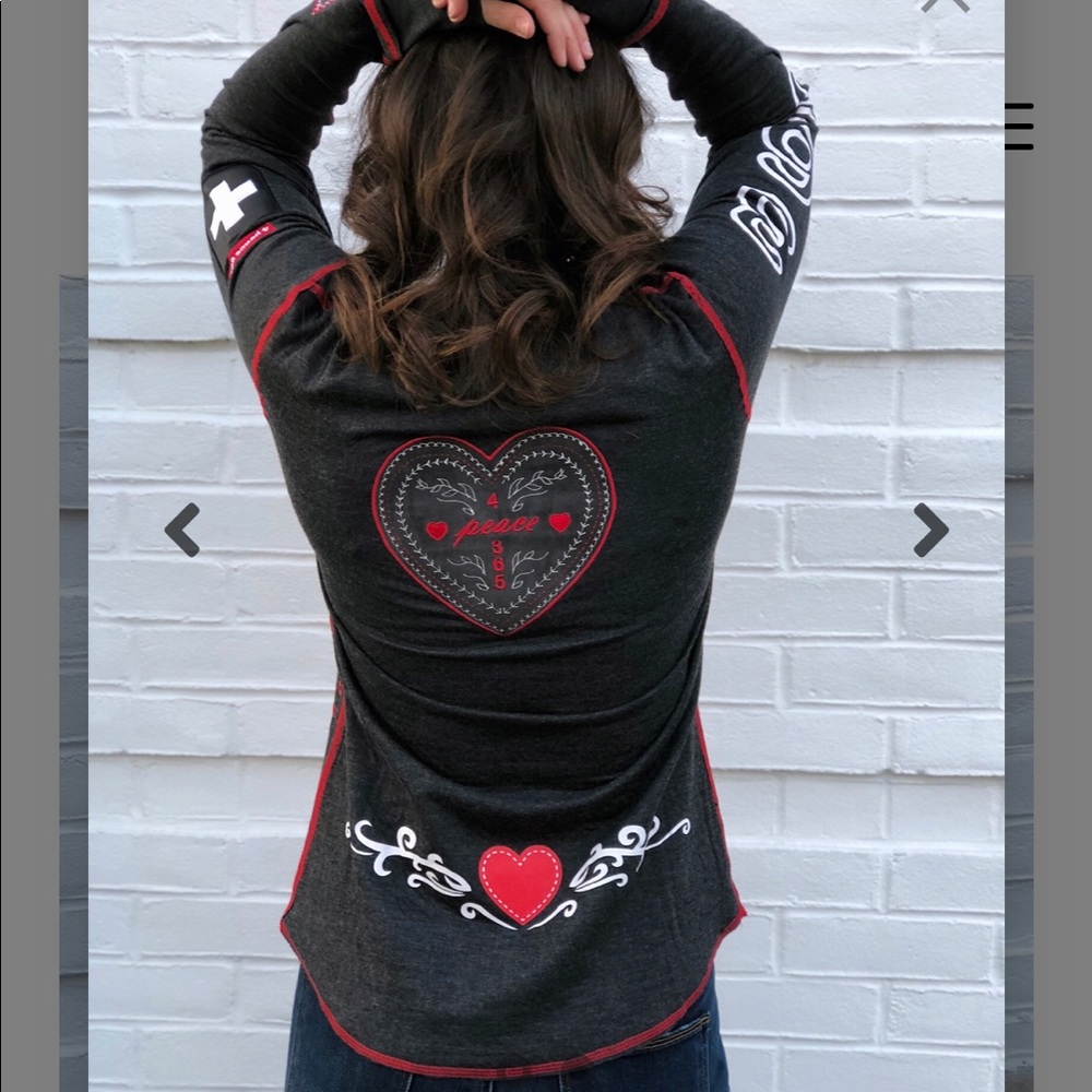 4 Peace365 Love Always Henley Long Sleeve